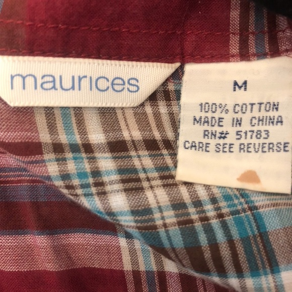 Maurices plaid shirt - Picture 4 of 4
